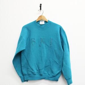 Vintage Ski Vail Colorado Embroidered Sweatshirt Medium